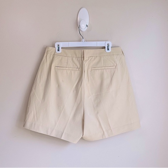 NWT 41 Hawthorn Becca High Rise Pleated Shorts Whitecap Gray Size 12 - Picture 3 of 12